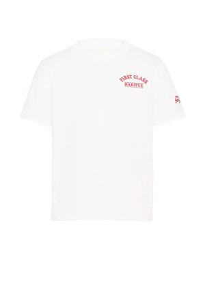 t-shirt in cotone bianco SAINT BARTH KIDS | PRL000102736L